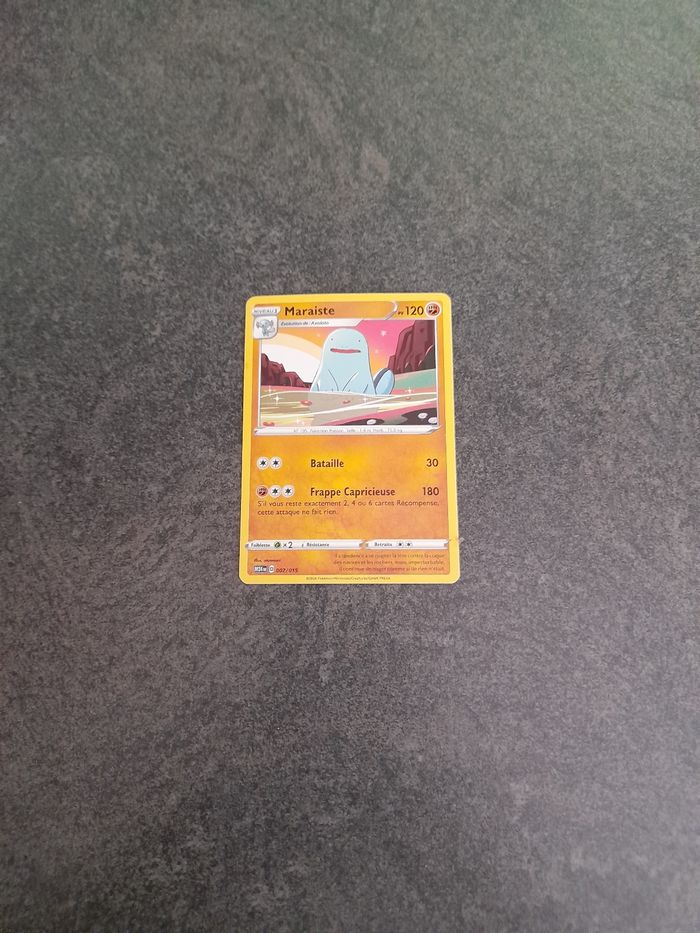 Carte pokemon maraiste