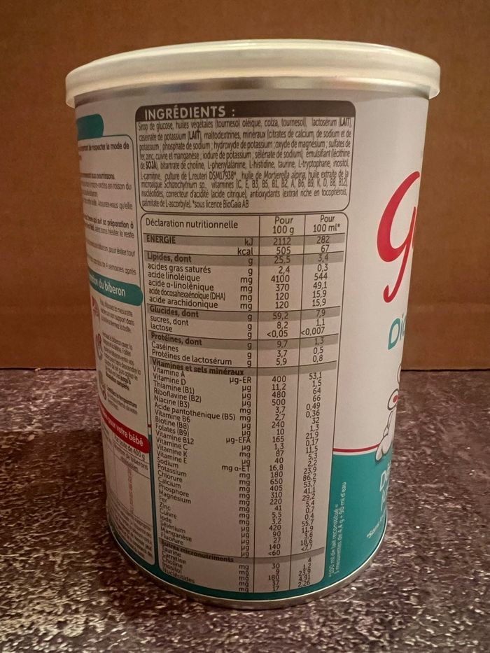 Boite de lait diagoz sans lactose - Guigoz - photo numéro 4