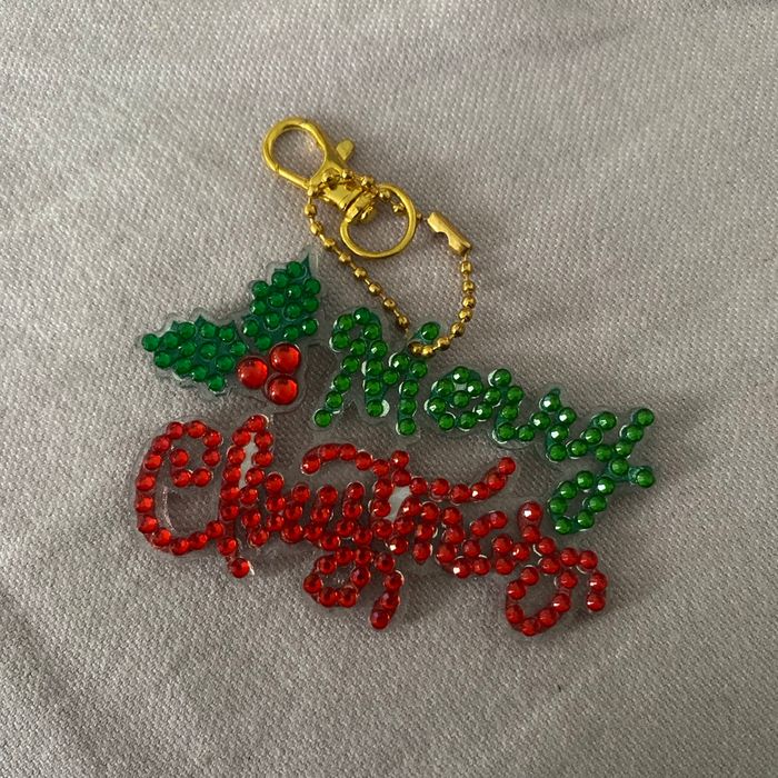 Porte clés Merry Christmas  en diamond painting