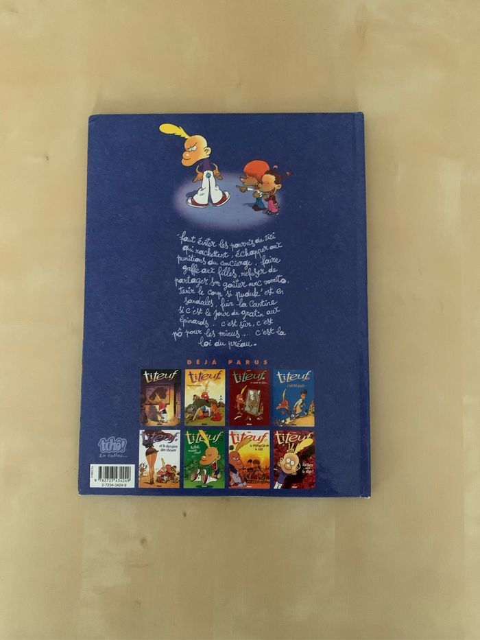 Livre titeuf la loi du préau 9 - photo numéro 2