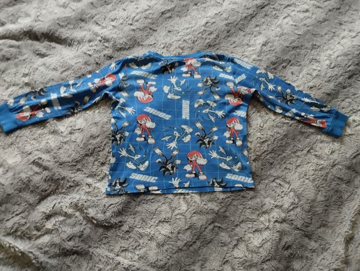 T-shirt manches longues Sonic taille 4ans - photo numéro 5
