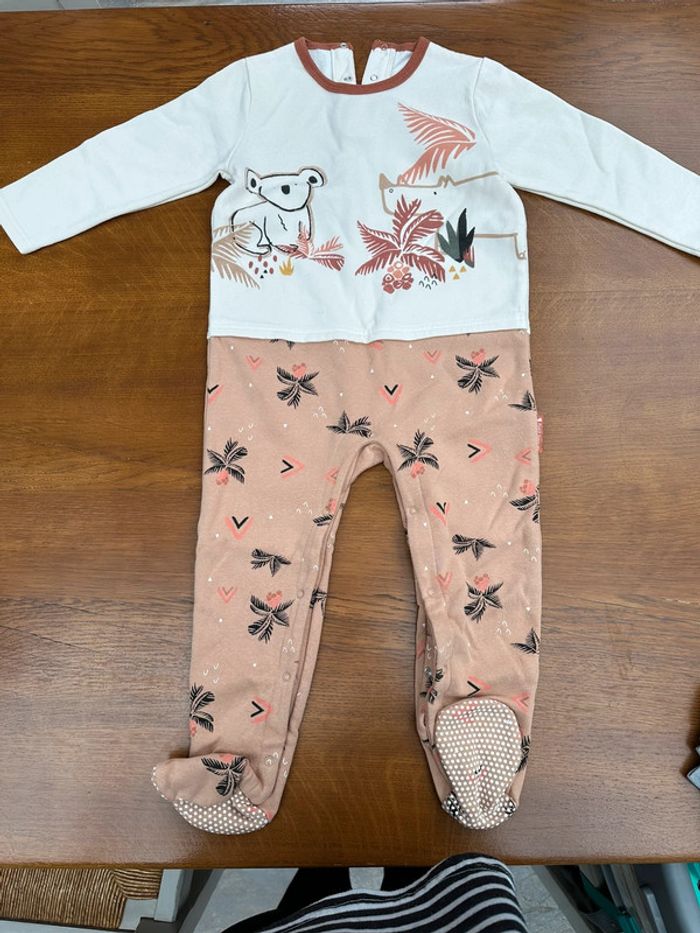 Pyjama beige Petit Beguin 36 mois - photo numéro 3