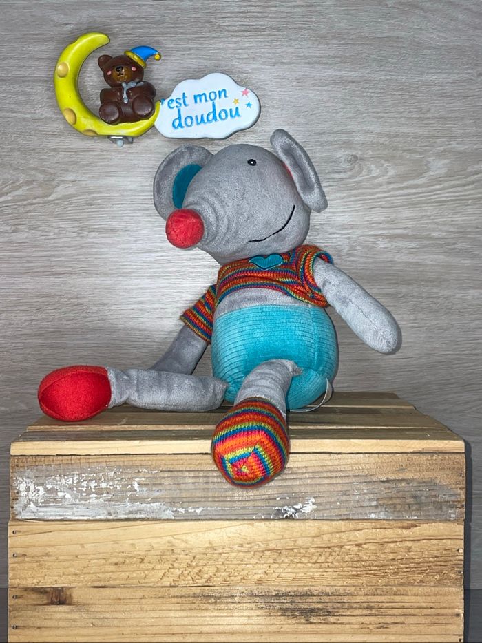 EBU01 doudou souris 🐭 Ebulobo