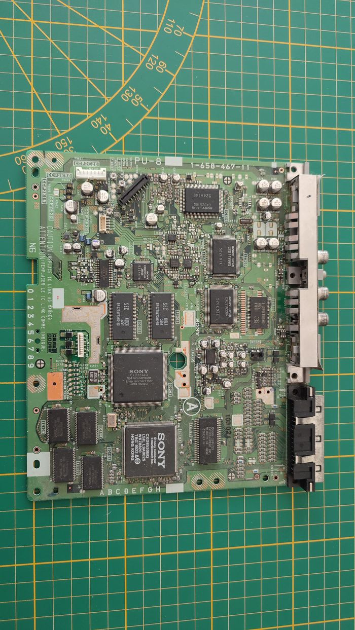 Carte mère PU-8 pièce détachée console de jeux Sony Playstation 1 Ps1 SCPH-1002 #E16