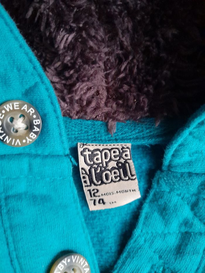 Gilet à capuche garcon hiver - photo numéro 4