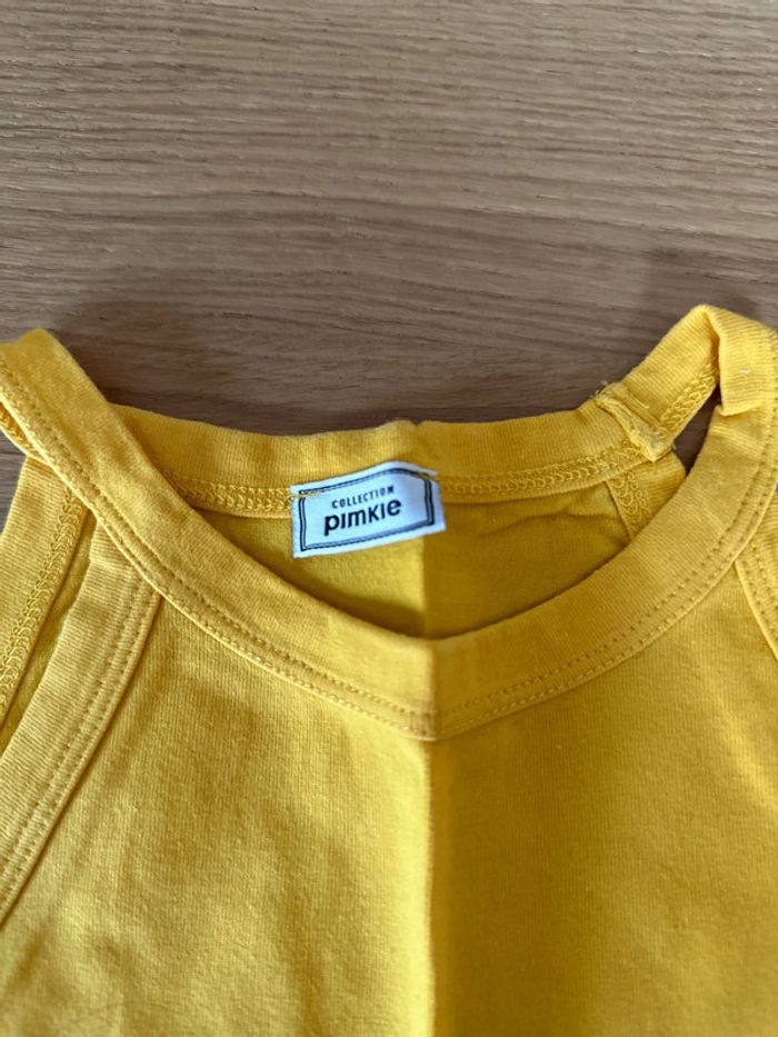 Crop-top jaune - photo numéro 2