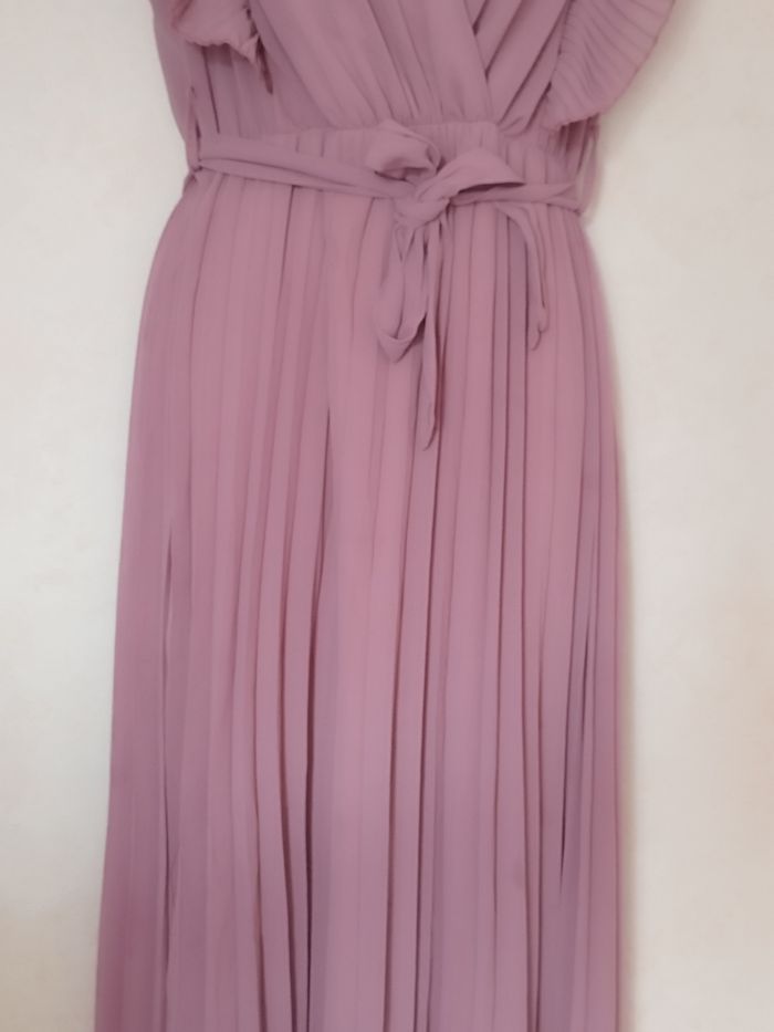 Robe longue plissée fluide - photo numéro 3