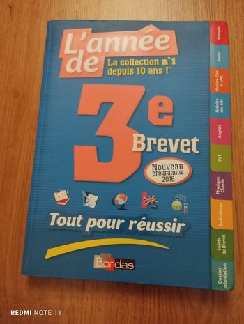 L'année de 3eme 