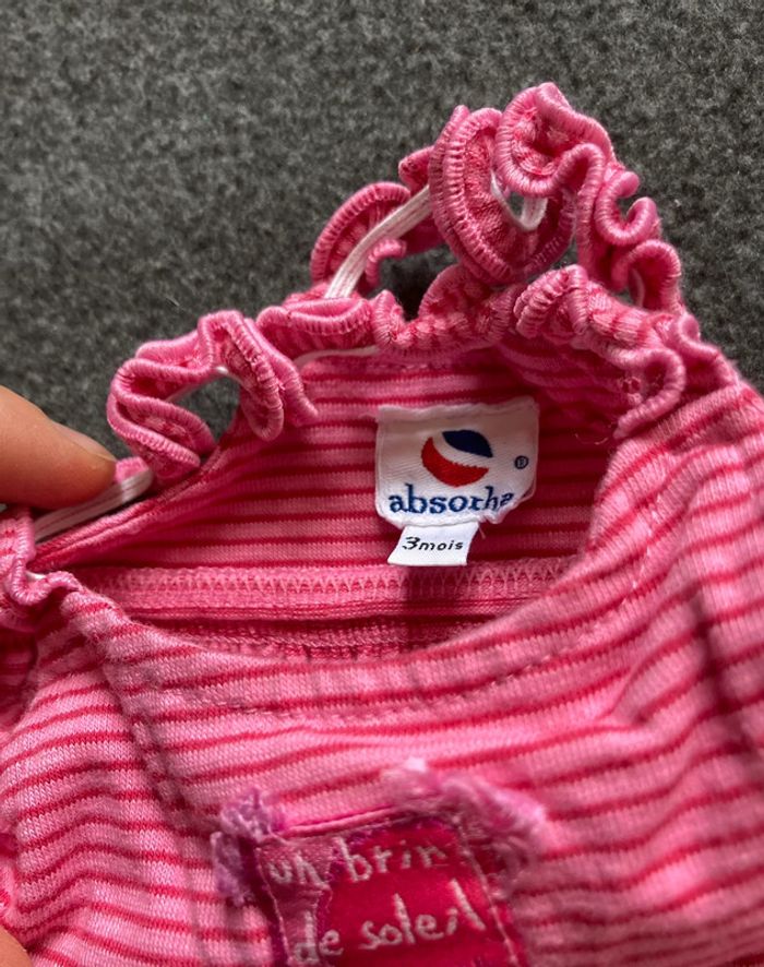Robe sortie de plage 3 mois Absorba - photo numéro 3