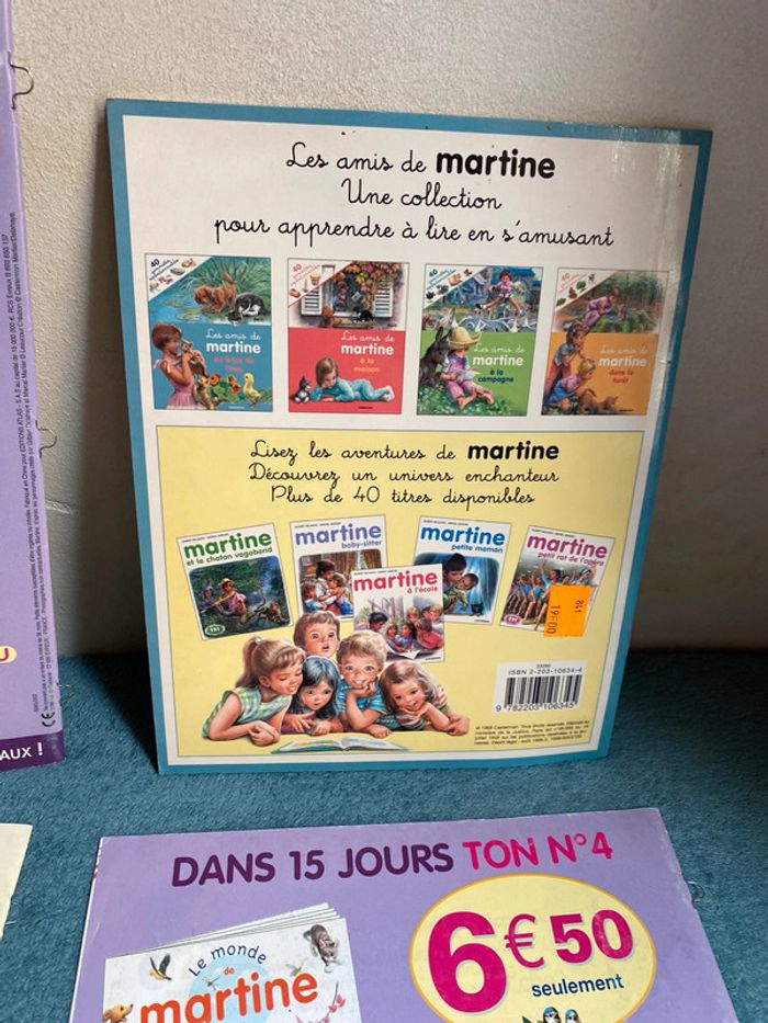 Lot de 4 livres fascicules Martine édition atlas et gommettes - photo numéro 10