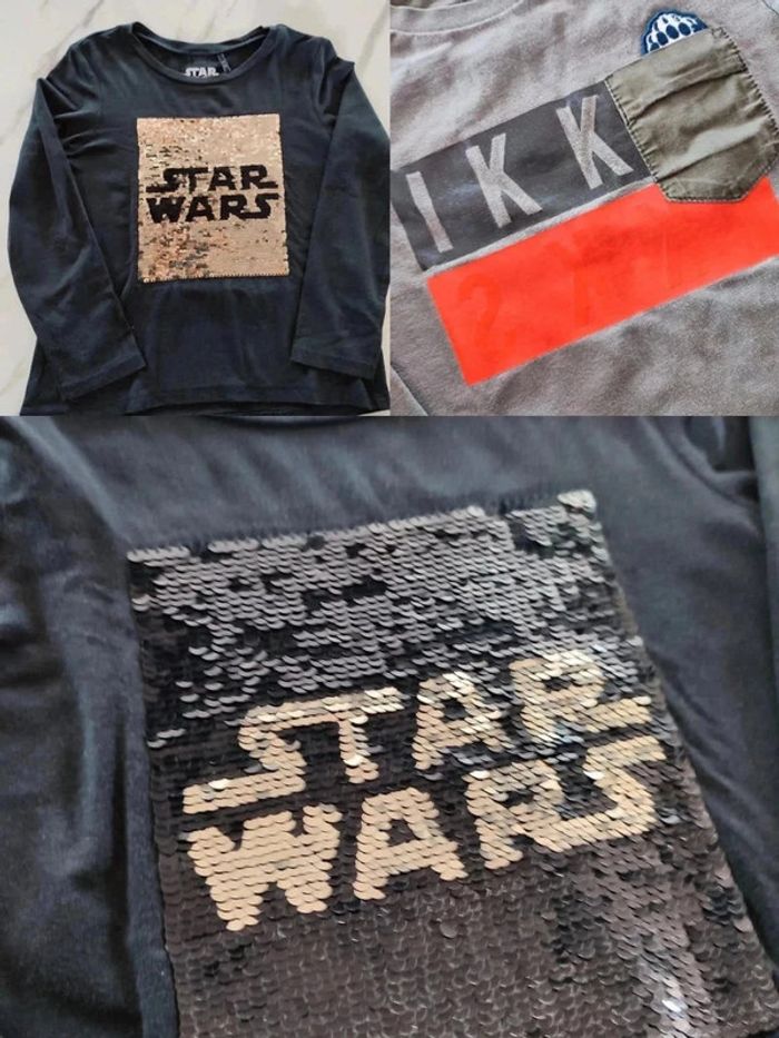 Lot de 2 t shirt ML IKKS 4 ans