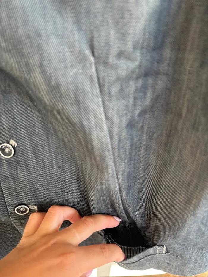 Gilet de costume en jean devred taille M - photo numéro 4