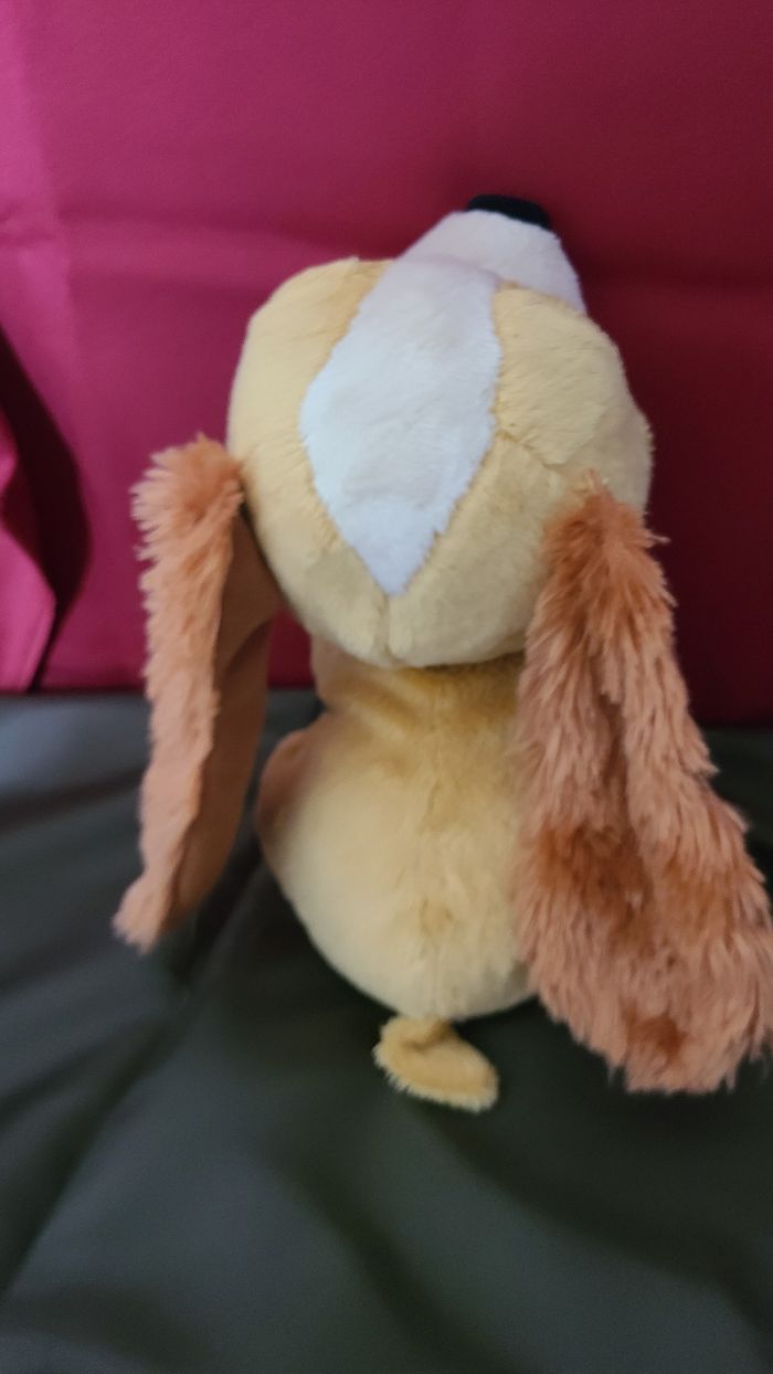 Peluche plush Teddy doudou chien dog Disney belle clochard - photo numéro 2