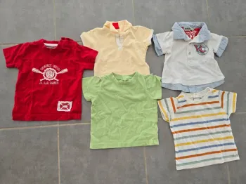 Lot de 5 tee-shirts manches courtes