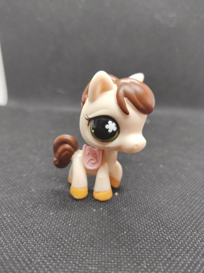 my Littlest Petshop LPS horse cheval 584 #geektradelpscheval