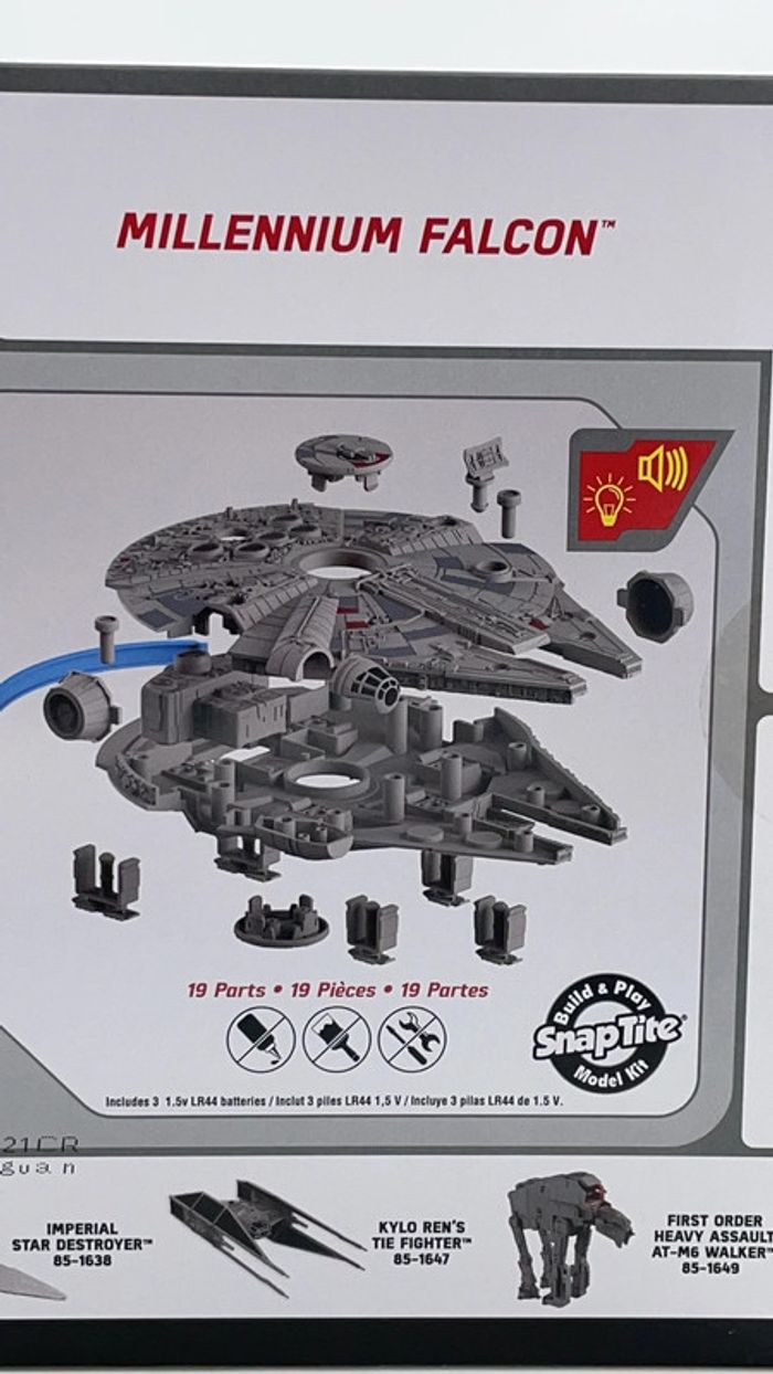 Maquette Star Wars Millenium Falcon 19 pièces Revell neuf - photo numéro 5