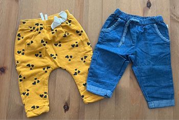 Lot de 2 pantalons - 6 mois
