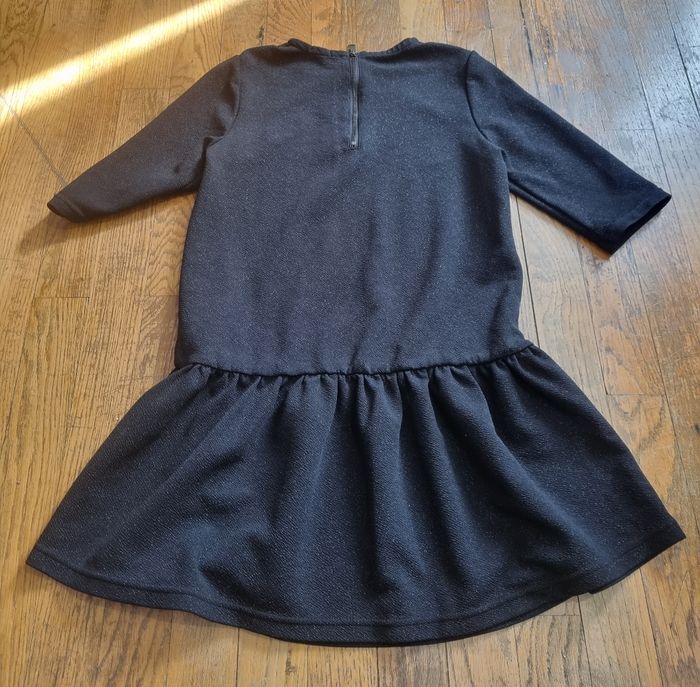 robe kiabi hiver fille noir pailleté taille 10 ans - photo numéro 4