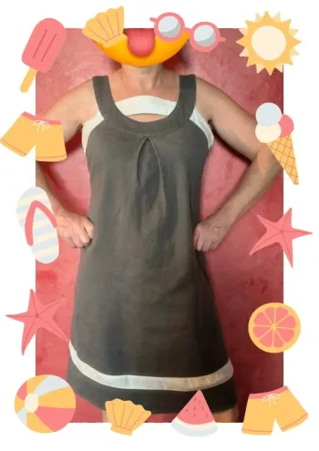 Superbe robe épaisse et doublée