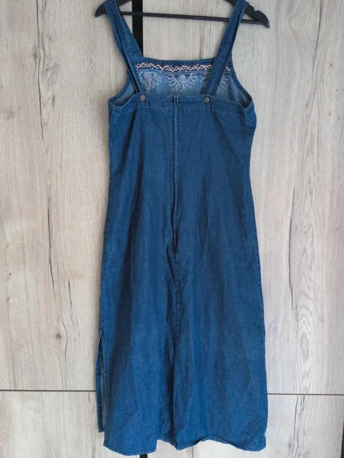 Robe en jean à bretelles Taille 38 - photo numéro 4