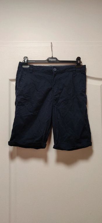 Bermuda en toile de coton marine H&M 14 ans