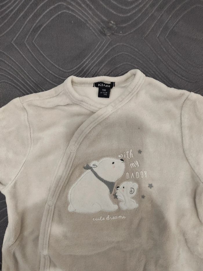 Pyjama Kiabi 9 mois ours polaire - photo numéro 2