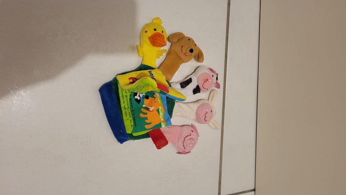 Livre marionnette animaux