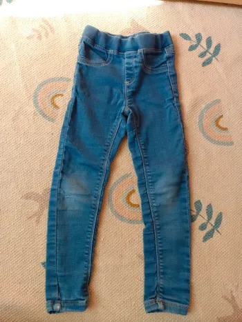 Jegging pantalon bleue tissaia 5 ans