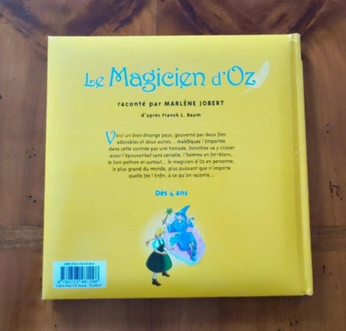 Livre conté Le Magicien d'Oz - photo numéro 2