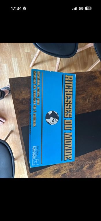 Jeu de société richesses du monde 