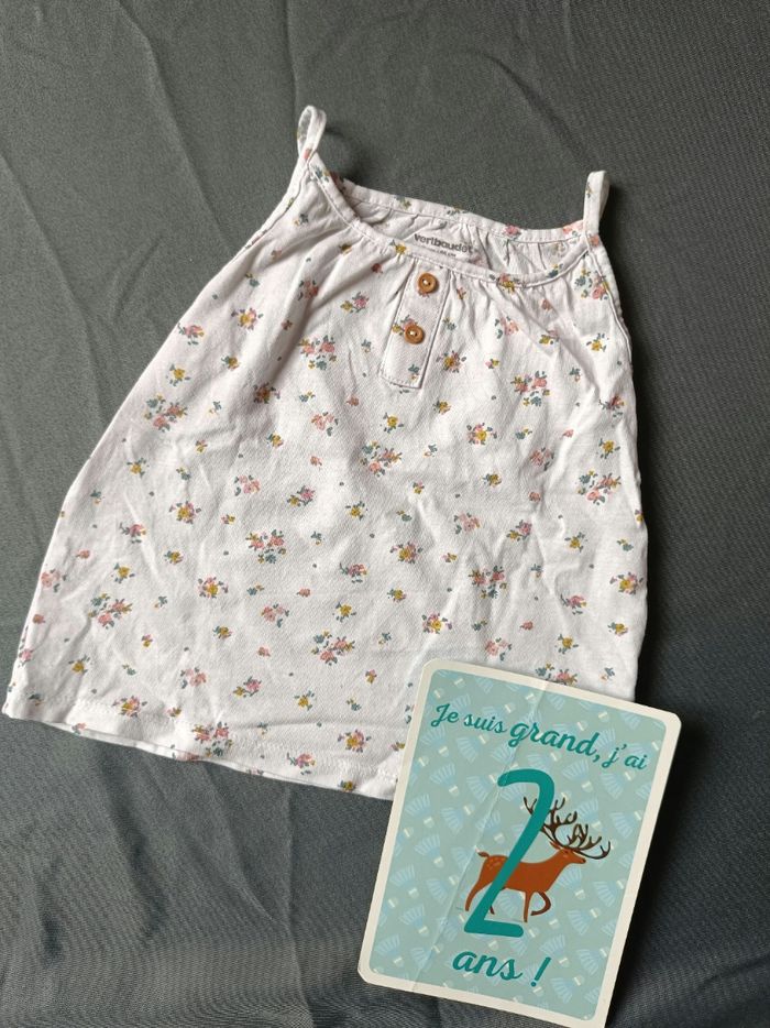 Débardeur fleuri 💕 Taille 2 ans