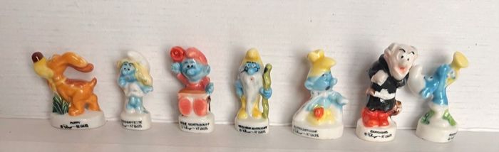 Lot 7 Fèves Les Schtroumpfs , Neuves jamais utilisées