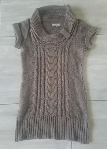 Pull long Marron Taupe Banana Moon Taille M