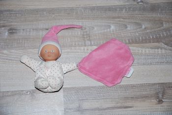 dououd poupée bébé mouchoir rose coeurs Minirêves corolle 2015