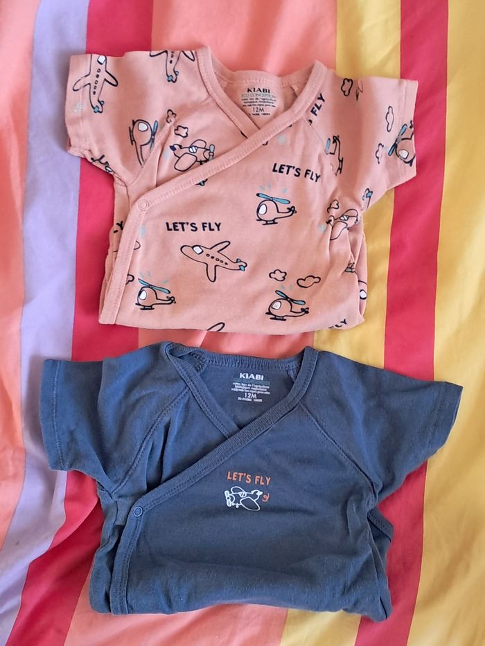 Lot de 2 bodies 12 mois