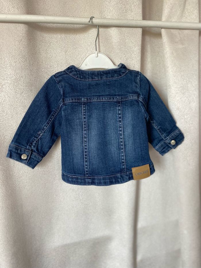 veste en jeans fille 6 mois obaibi - photo numéro 3