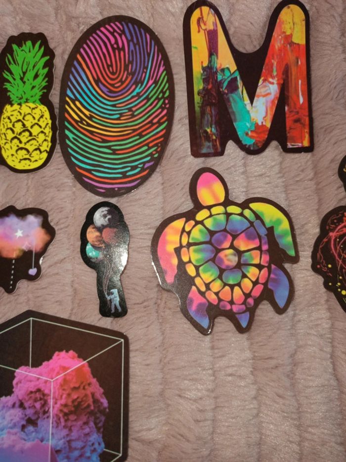 10 stickers neufs très jolis - photo numéro 5