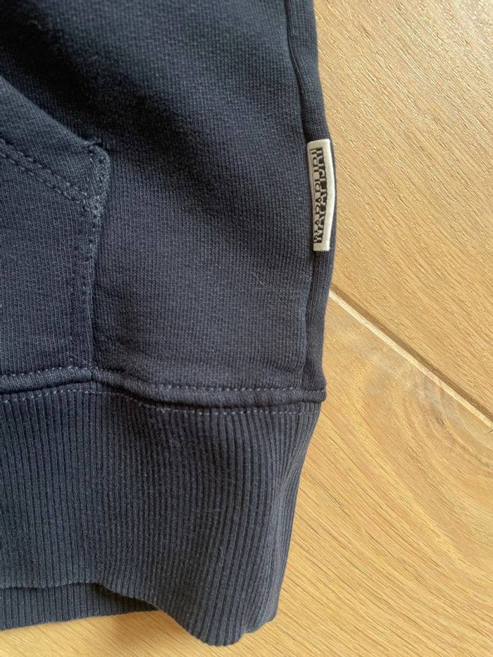 Gilet zippé à capuche marine - Napapijri - 16ans - photo numéro 4