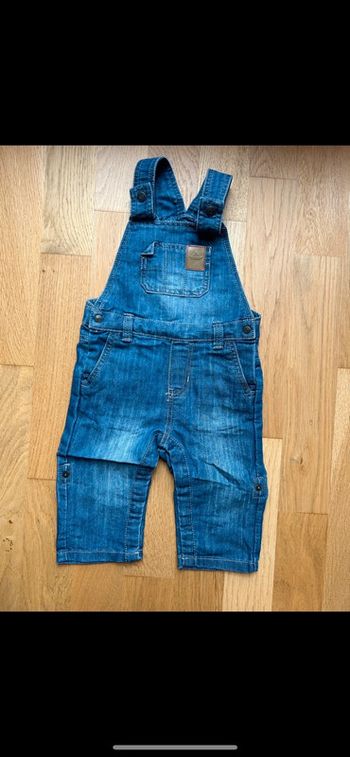 Salopette combinaison en jeans neuve obaibi bébé garçon