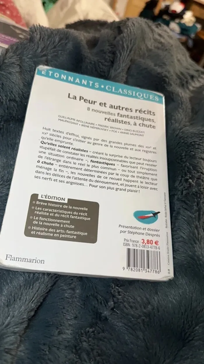 Livre « La Peur et autres récits » - photo numéro 3