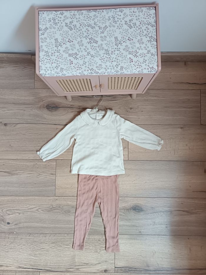Ensemble kiabi camel crème  24 mois Neuf - photo numéro 3