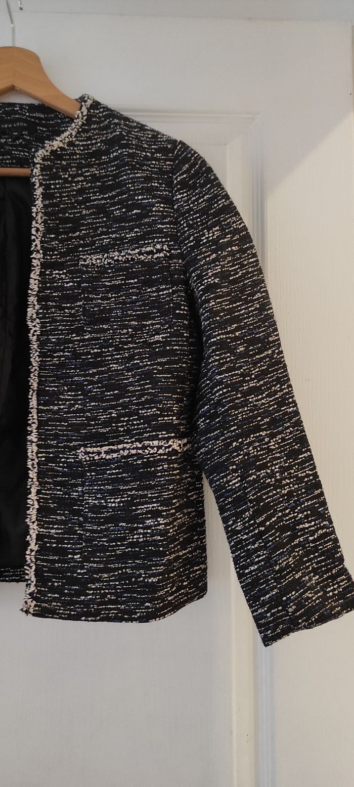 Veste blazer noir et bleu 38 - photo numéro 3