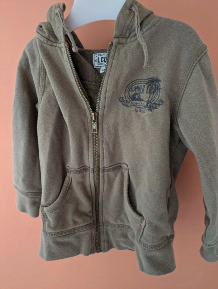 Gilet zippé avec capuche - photo numéro 2
