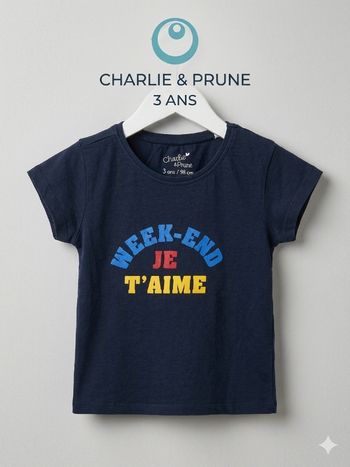 T-shirt manches courtes Charlie & Prune MIXTE