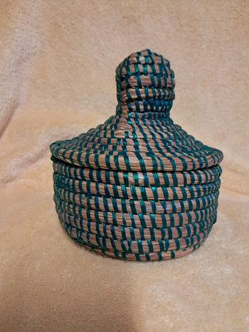 Boîte vintage en osier