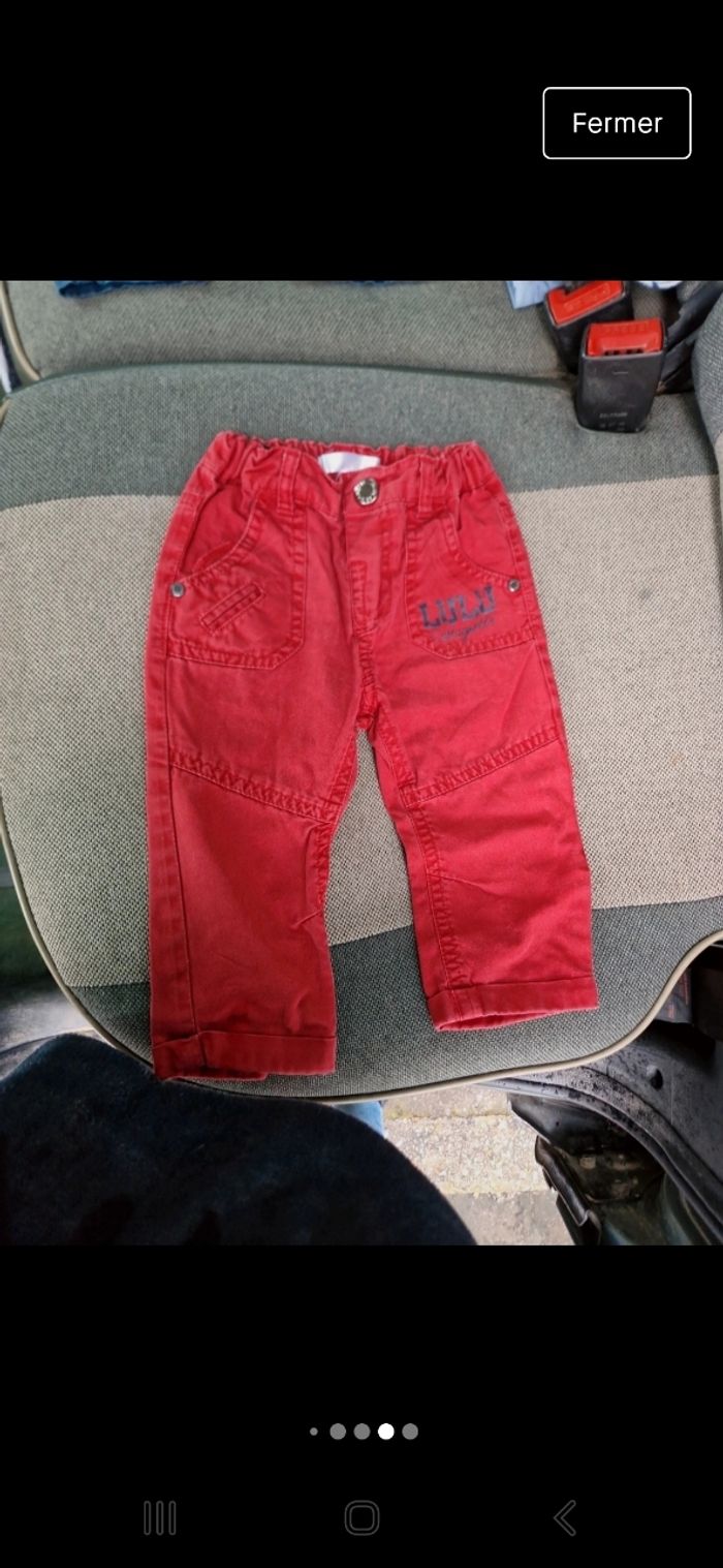 Vend lot de 10 pantalon taille 6 mois - photo numéro 2