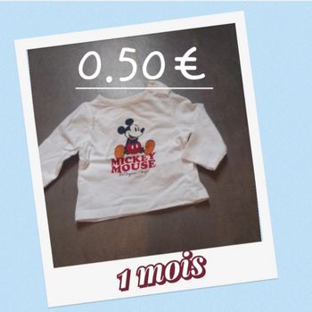 Tee shirt manches longues 0.50€ 