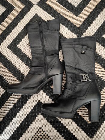 Botte en cuir dorking taille 36 noir