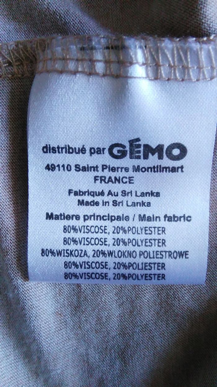 Blouse beige Casual by Gemo - photo numéro 16