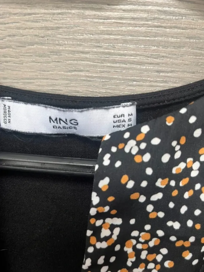 Blouse MNG noire et confettis - photo numéro 2